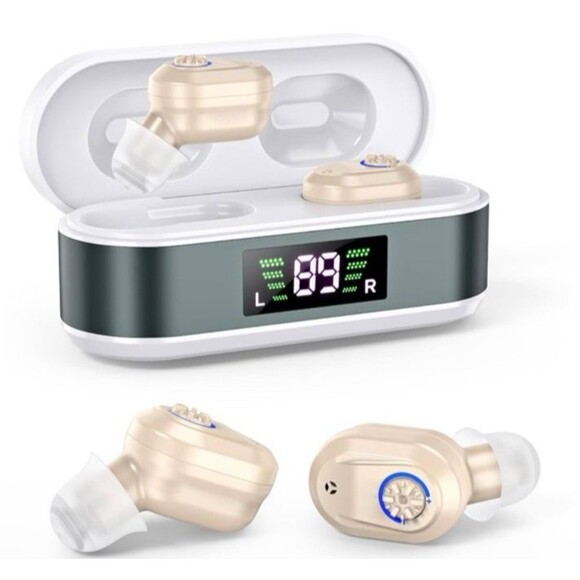 ZF-M610 Digital CIC Mini Hearing Aids Non-Prescription Lightweight Rechargeable - Picture 1 of 12